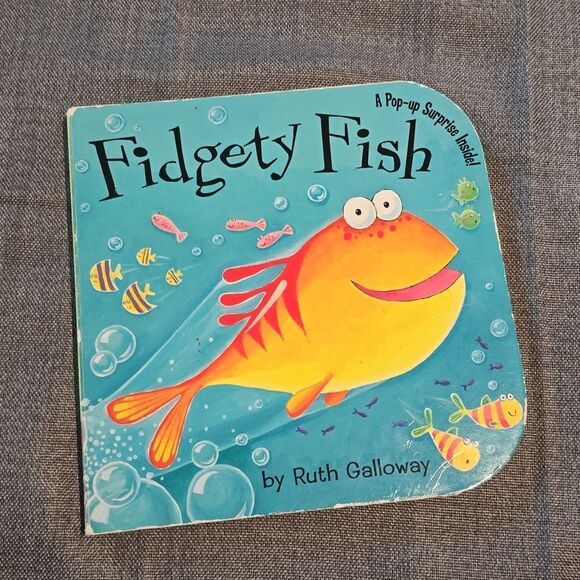 *FREE with ANY Bundle* Fidgety Fish Kids Toddler Baby Book - Picture 1 of 3